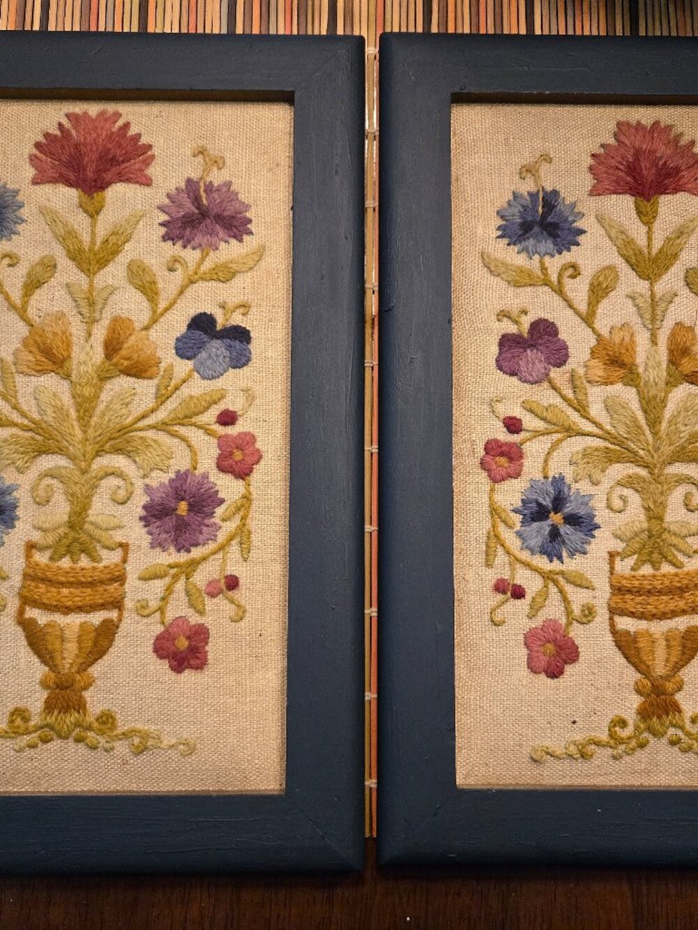 Vintage Embroidery Wall Art